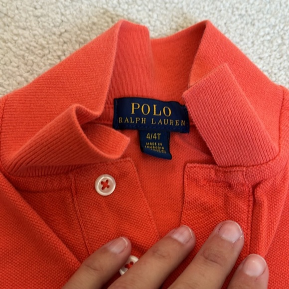 Polo, Ralph, Lauren boy, size 4, and 5 short sleeve polo - Picture 7 of 8